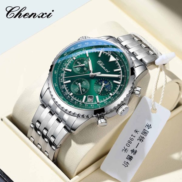 Silver Stainless Steel Chenxi Watch